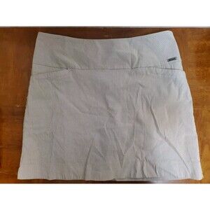 SC & Co Skort Blue White Pinstripe Stretch Golf Tennis Pickleball Women Size XL